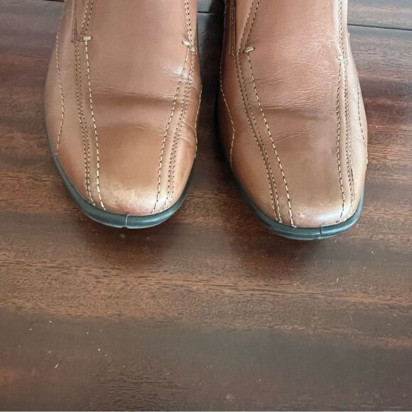 Ecco Brown Leather Loafers. Size 36 (5/5.5). Great Used Condition! - Picture 9 of 9